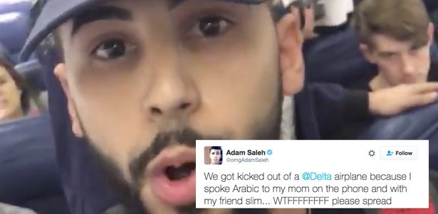 youtuber adam saleh removed from delta flight for racist reasons allegedly