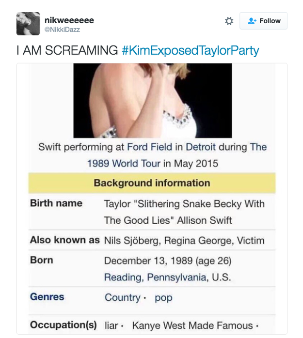 Snakes really came into their own during the #KimExposedTaylorParty kerfuffle between T. Swift, and Kanye West and Kim Kardashian.