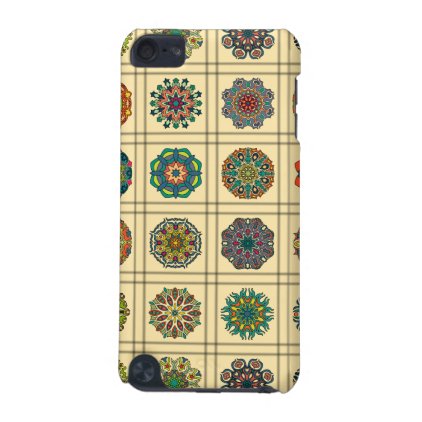 Vintage patchwork with floral mandala elements iPod touch (5th generation) cover