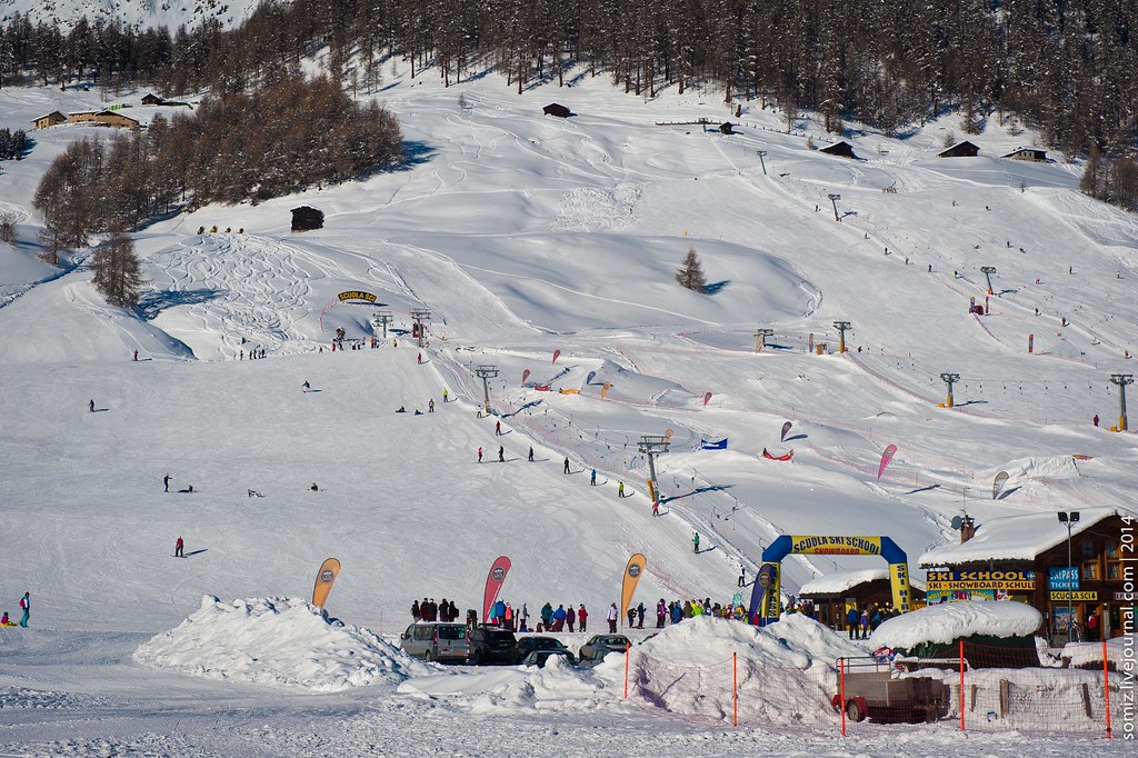Livigno's ski slope