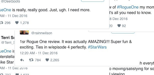 twitter,review,star wars,list,rogue one