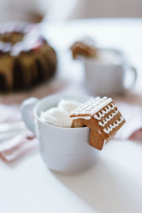 DIY Mini Gingerbread Houses And A Peppermint Mocha Recipe