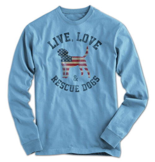Live Love Rescue Dogs Long Sleeve