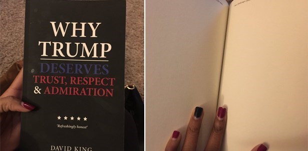 amazon selling empty book why trump deserves trust respect and admiration