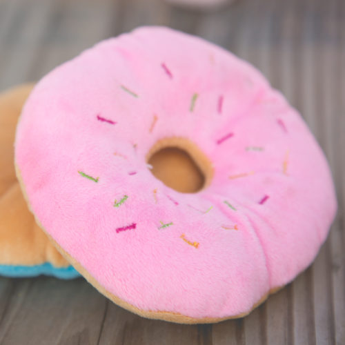 Project Play Donut Squeaky (Pink): Get a Toy, Give a Toy to a Shelter Dog In Need