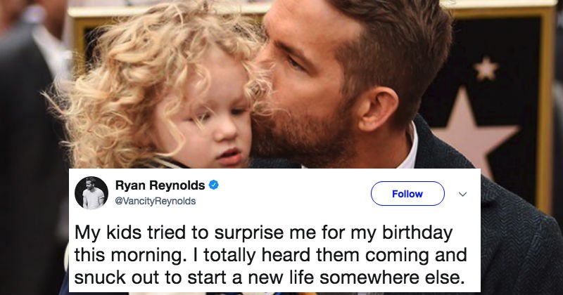 Ryan Reynolds has funny tweet about wanting to start a new life on his 41st birthday.