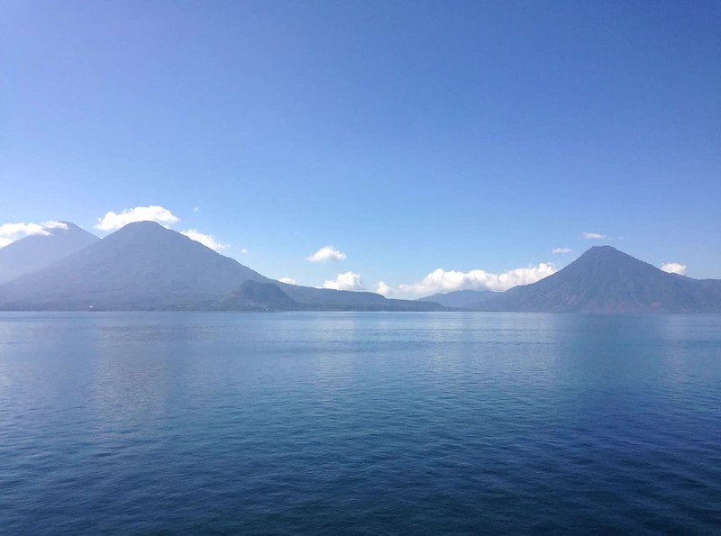 Timelapse of Clouds and Volcanoes on Lake Atitlán, Guatemala