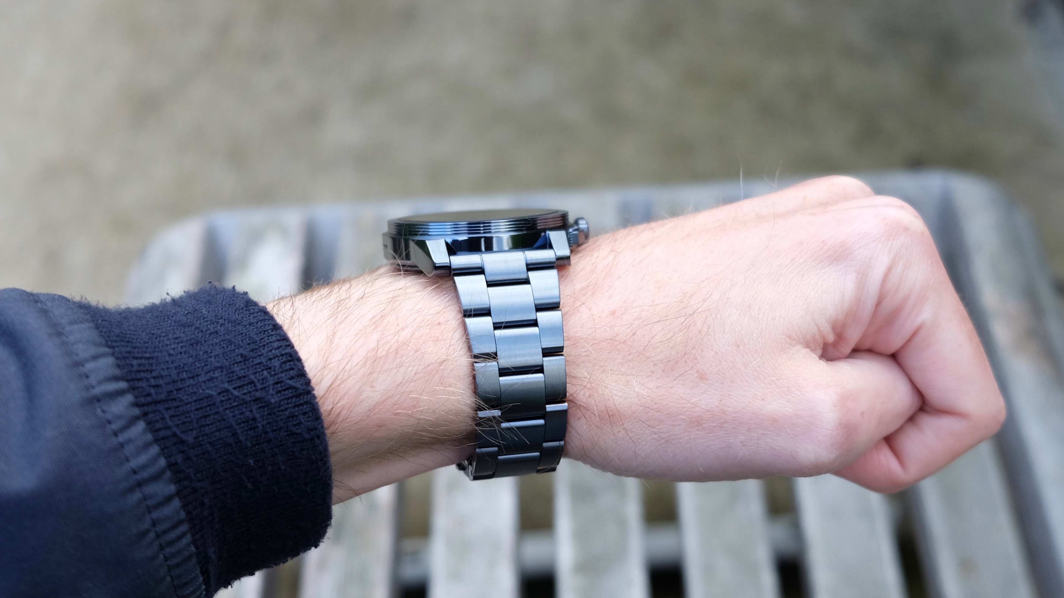 michael kors men's ion plated grayson smartwatch