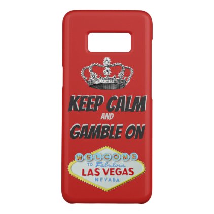 Keep Calm Las Vegas Good Luck Case-Mate Samsung Galaxy S8 Case
