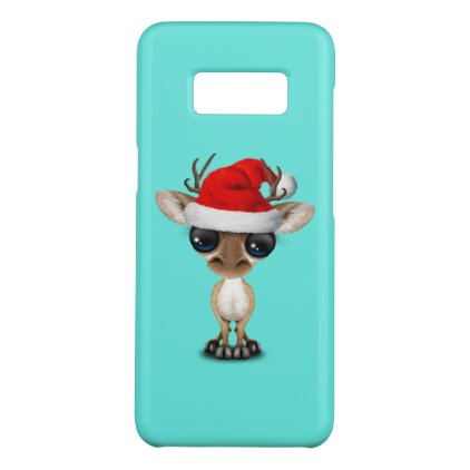 Baby Deer Wearing a Santa Hat Case-Mate Samsung Galaxy S8 Case