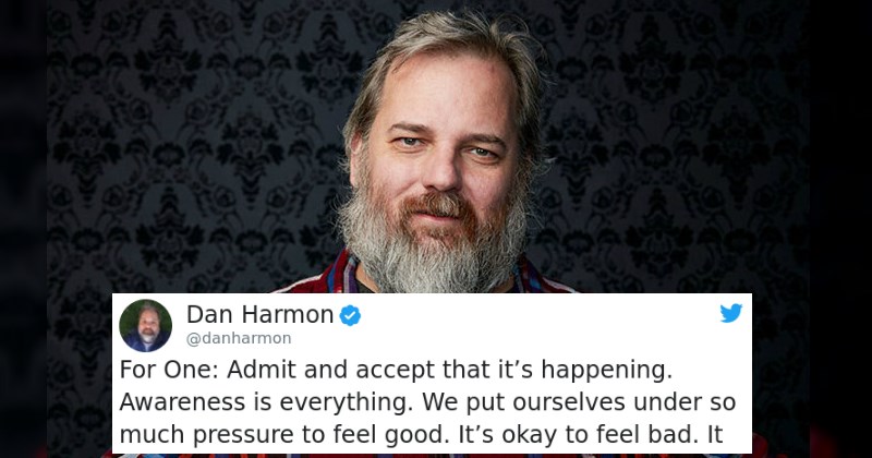 Dan Harmon Comes in Clutch and Delivers Amazing Advice to Young Fan About Dealing With Depression
