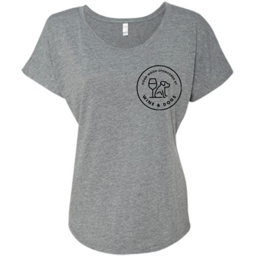 Sponsored By Wine & Dogs Ladies’ Slouchy T-Shirt