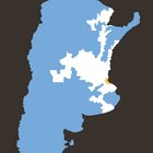 Argentina split into three regions of approximately equal population [2229x3977] [OC]