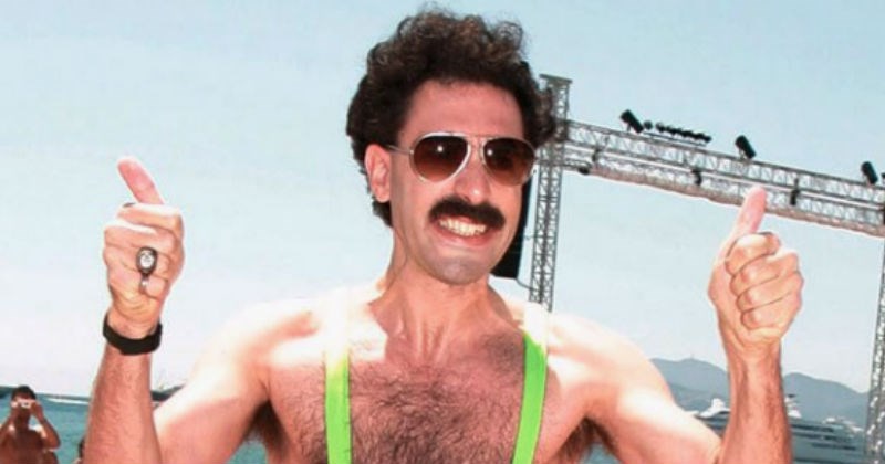 Sacha Baron Cohen has hilarious offer for the men arrested for wearing crude mankinis.