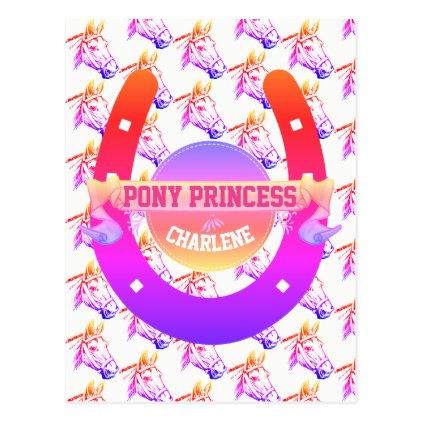 Pony Princess Postcard