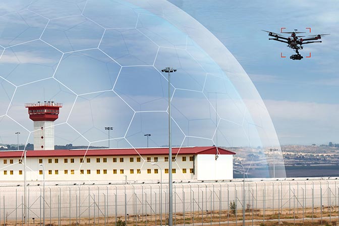DeDrone detects unmanned aerial vehicles in protected airspace.