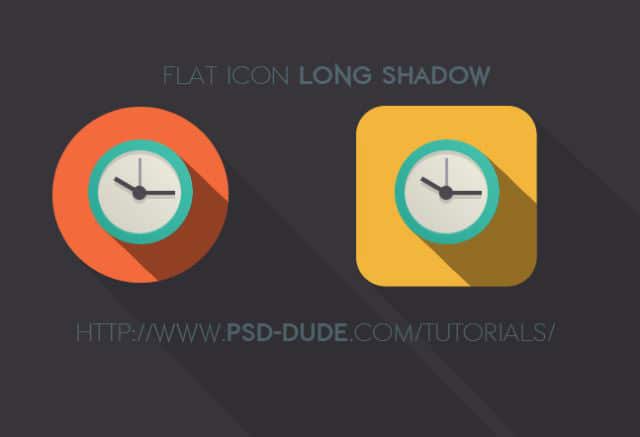 long shadow flat icon photoshop tutorial photoshop tutorial _ psddude