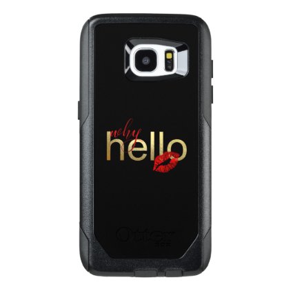 Galaxy S &quot;Why Hello&quot; Gold Foil Case