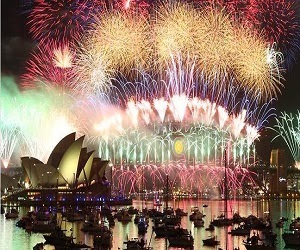 Tempat perayaan tahun baru terpopuler didunia