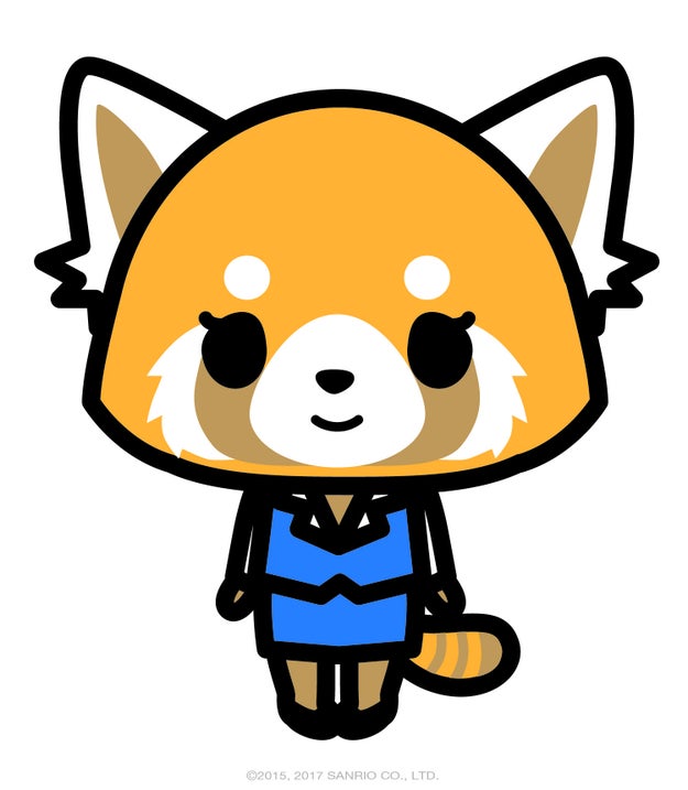 The latest character to join Sanrio is an adorable red panda named Aggretsuko.