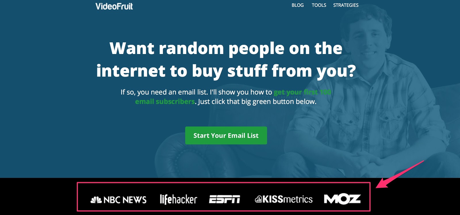 Videofruit Grow your email list and get more customers