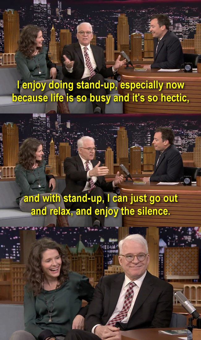 Steve Martin on stand-up