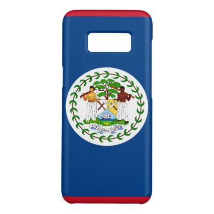 Samsung Galaxy S8 Case with flag of Belize