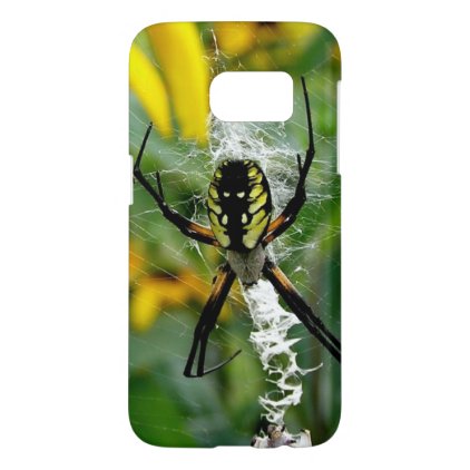 Awesome Photo Orb Spider in Web Samsung Galaxy S7 Case
