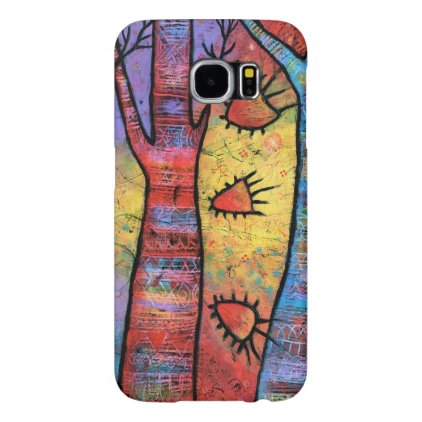 Colorful Peace Tree Whimsical Art Samsung Galaxy S6 Case