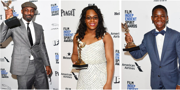 When three of the four top honors at the Independent Spirit Awards went to actors of color.