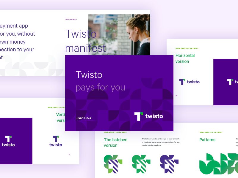Twisto Brand Book Branding Presentation Design inspiration