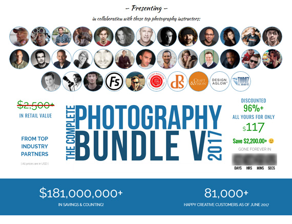 5 day photography deal