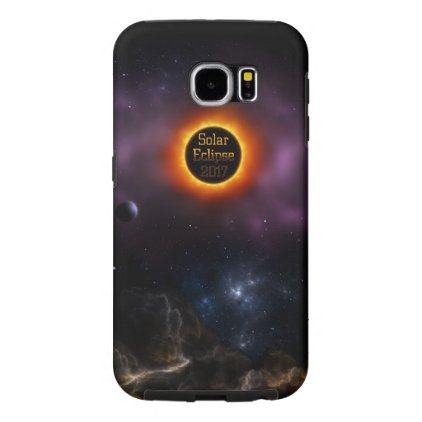 Solar Eclipse 2017 Nebula Bloom Samsung Galaxy S6 Case