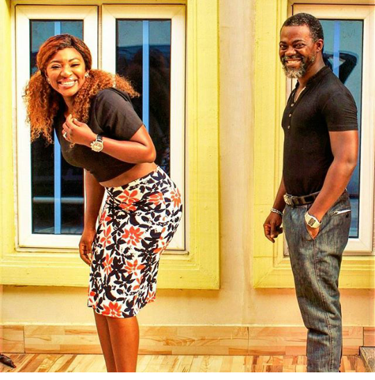 Aren’t you married? Fans slam Yvonne Jegede’s husband Abounce over pic of lady with massive boobs