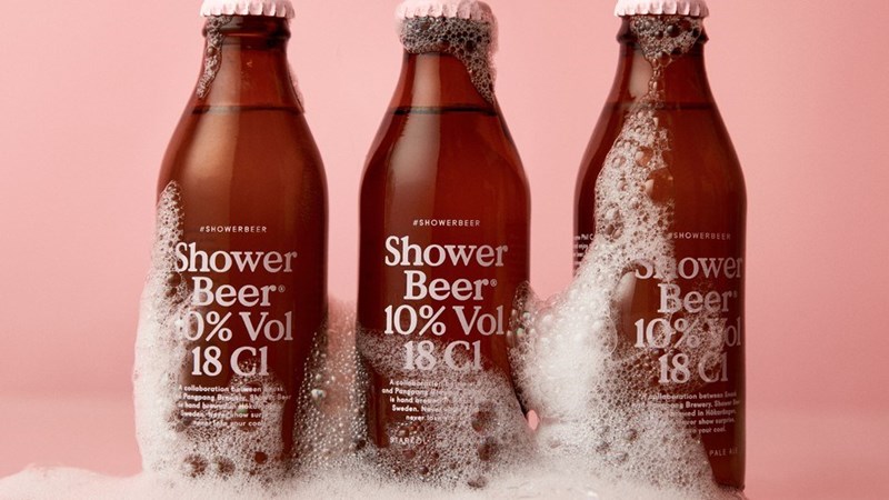 microbrewery makes shower beer