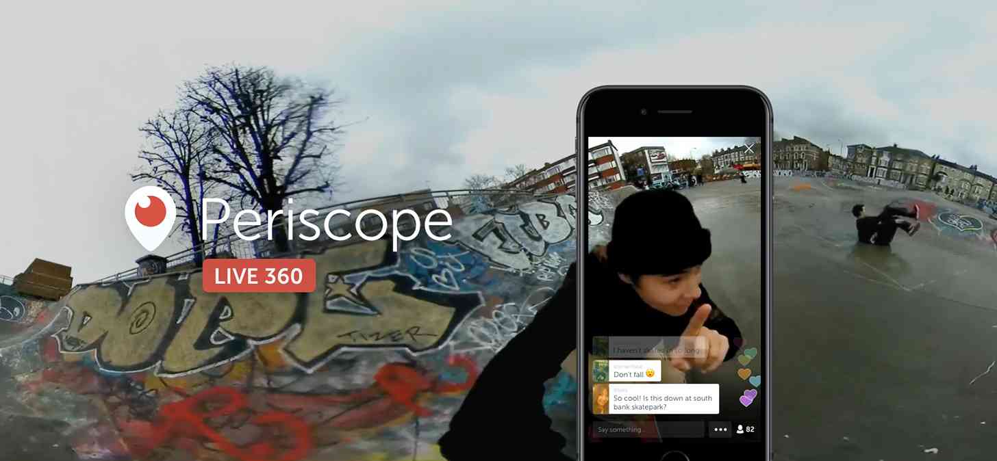 Periscope Live 360 degree video