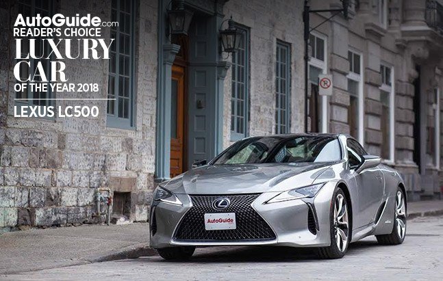 Lexus LC500 Wins 2018 AutoGuide.com Reader’s Choice Luxury Car of the Year Award
