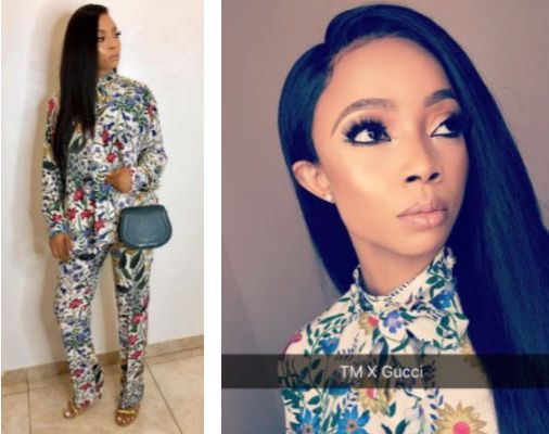 Toke Makinwa Shows Off Her ‘Gucci Everything’ Outfit