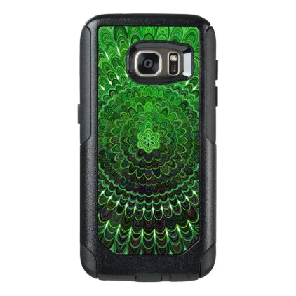 Green Flower Mandala OtterBox Samsung Galaxy S7 Case