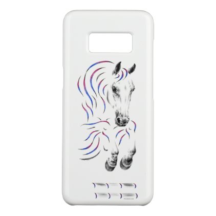 Stylish Jumping Jumper Horse Case-Mate Samsung Galaxy S8 Case
