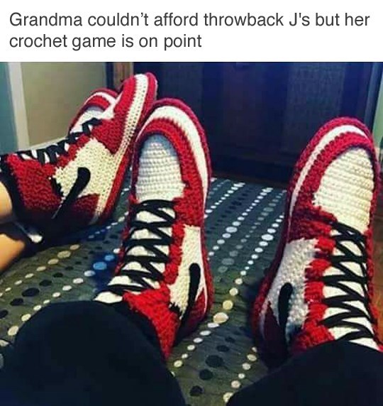 grandma-crochet-game-is-on-point-with-these-throwback-nikes