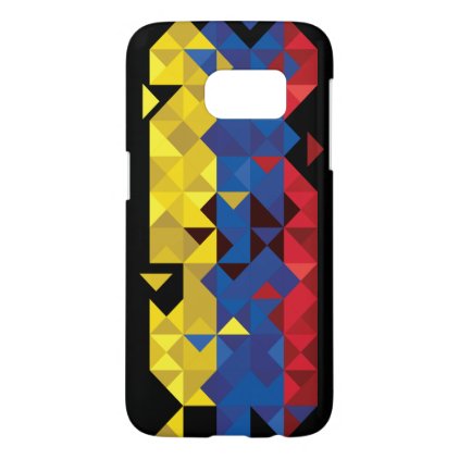 Abstract Ecuador Flag, Republic of Ecuador Colors Samsung Galaxy S7 Case