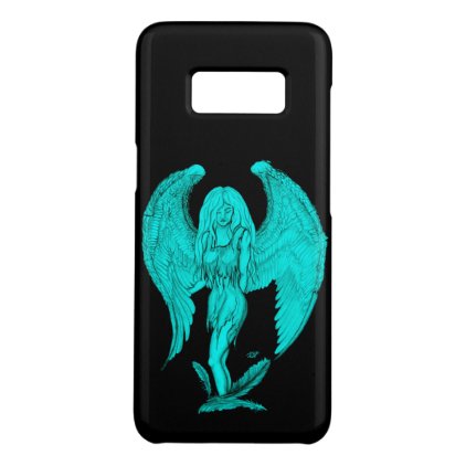 Angel , Black and Green design Case-Mate Samsung Galaxy S8 Case