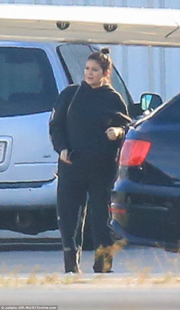 Pregnant Kylie Jenner debuts baby bump for the first time