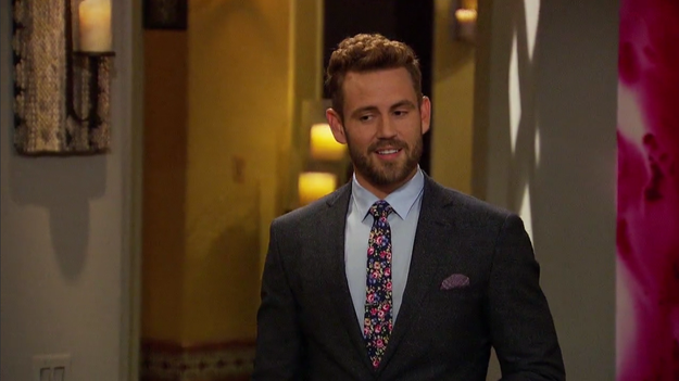 Nick sports his best floral tie to break the news to the rest of the women that he and Liz had sex, and it actually goes over pretty well.