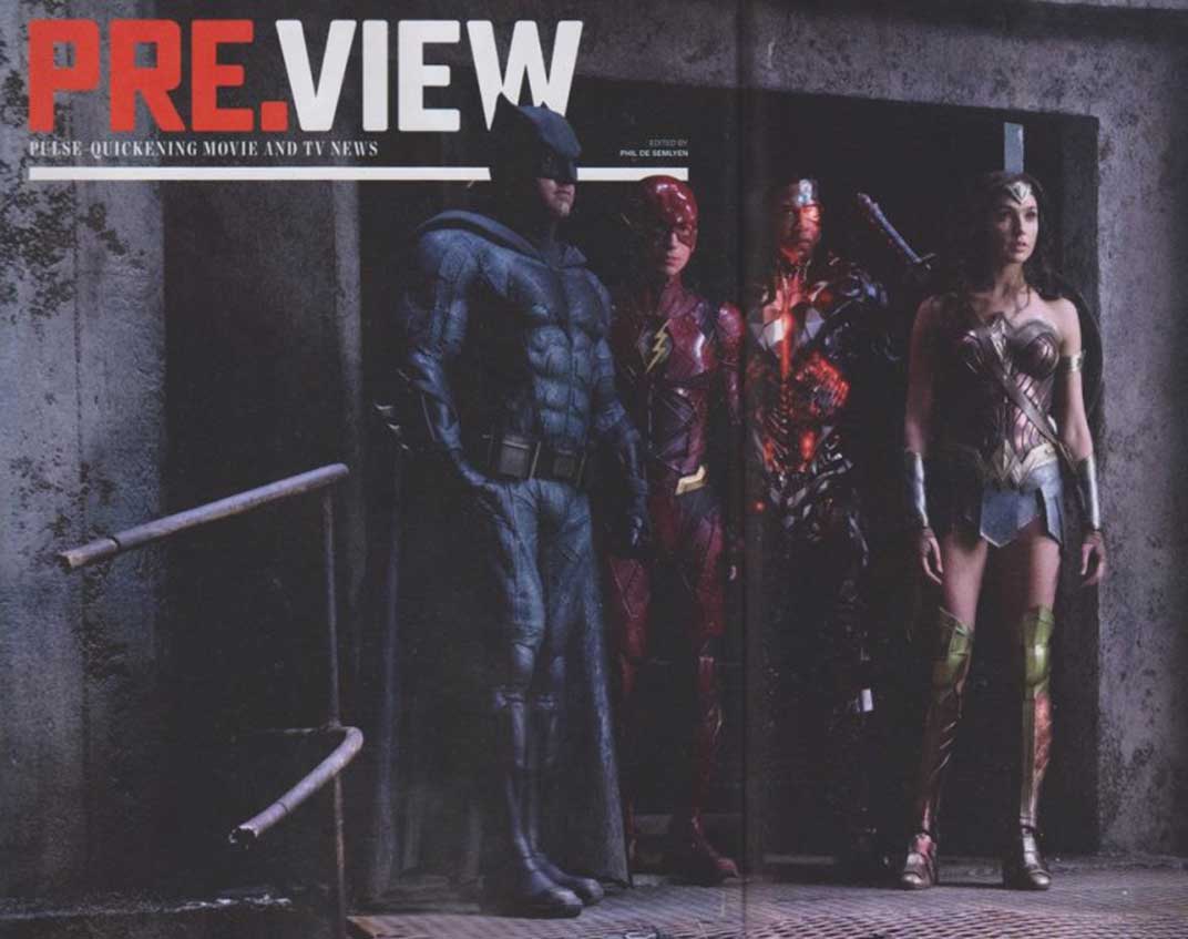 nueva imagen de la 'Liga de la Justicia' en la revista Preview