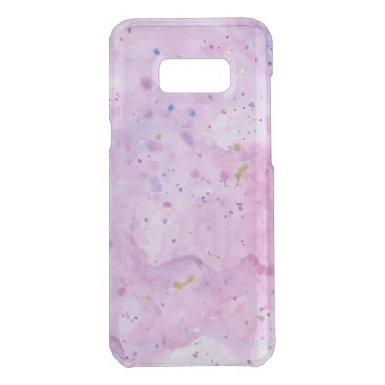 Pink Marble Watercolour Splat Uncommon Samsung Galaxy S8+ Case