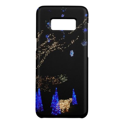 Winter Wonderland Lights Blue and White Holiday Case-Mate Samsung Galaxy S8 Case