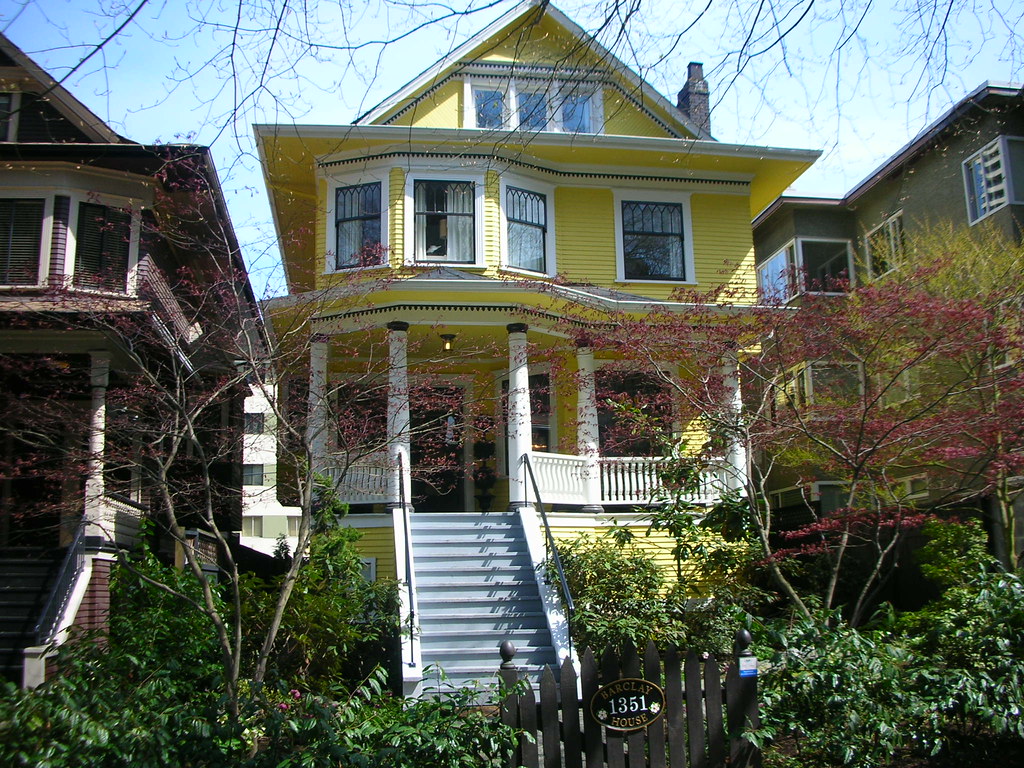 old yellow heritage house