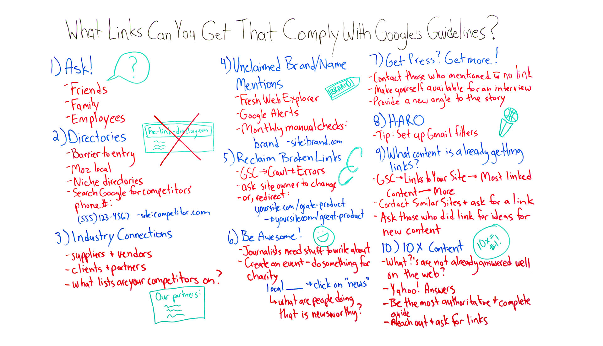 What Links Can You Get That Comply with Google's Guidelines? - Whiteboard Friday
